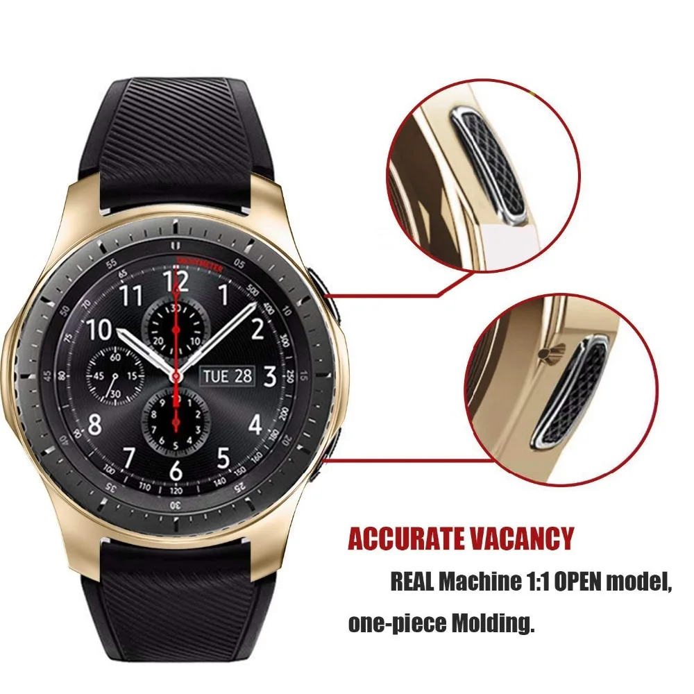 Tschick чехол для Samsung Gear S3 SM R760 мягкий ТПУ покрытием защитный бампер в виде ракушки