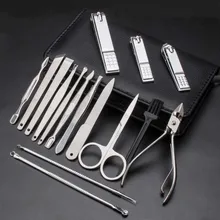 В моде 16 шт. нержавеющей стали маникюрный набор Профессиональный Уход за ногтями детей Инструменты ног Педикюр Инструменты Ногтем Резак Clipper