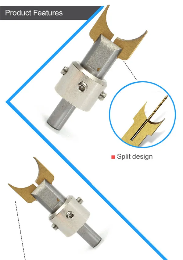 Drillpro 24pcs Alloy Ball Knife Woodworking Tools Wooden Beads Drill Rotary Bead Molding 6-25mm