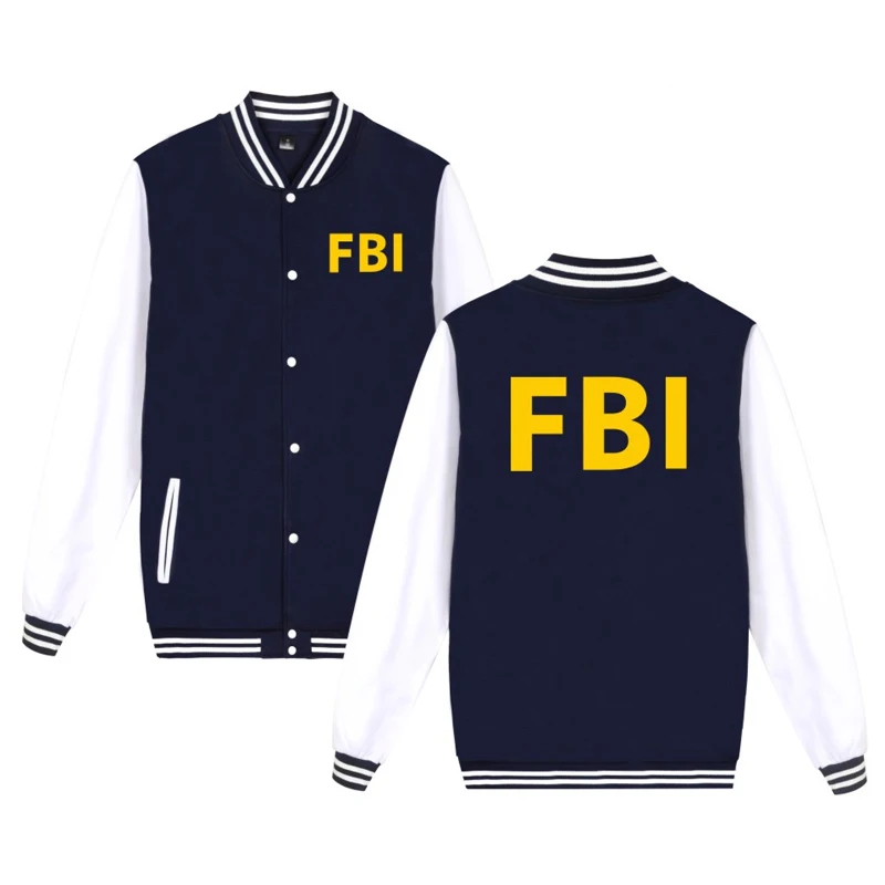 Bts с надписью ФБР (FBI) принтом модная бейсбольная куртка для мужчин и женщин