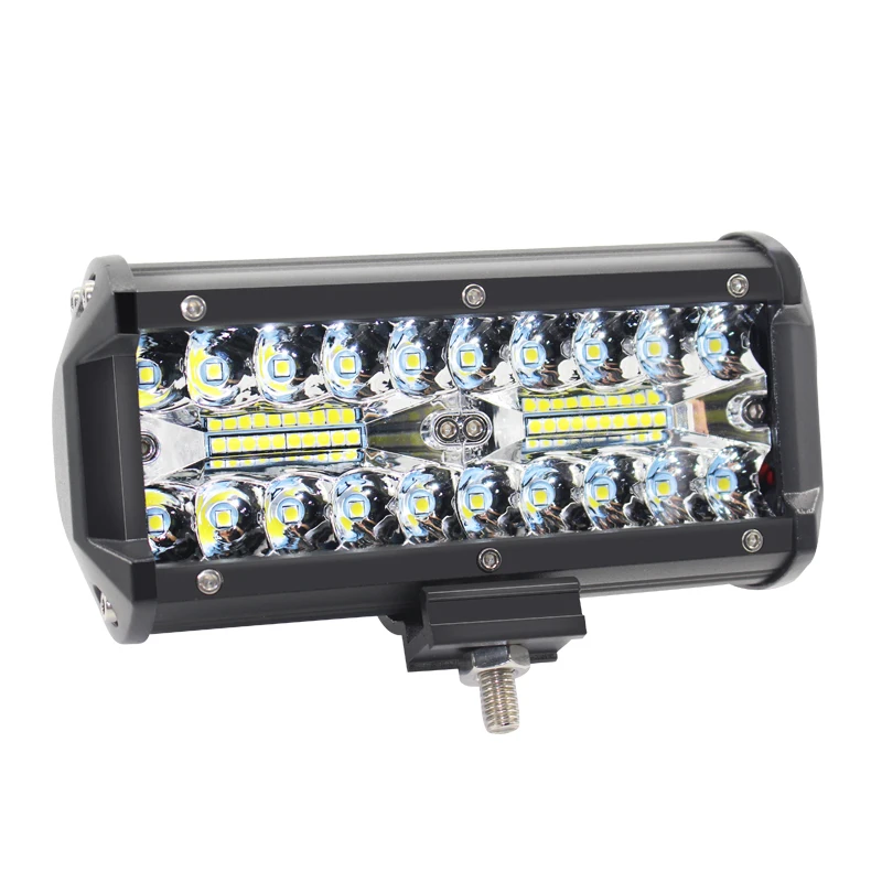 120W 8000LM 7 &quotдюймовый 40 светодиодный три ряда внедорожные рабочие светильник