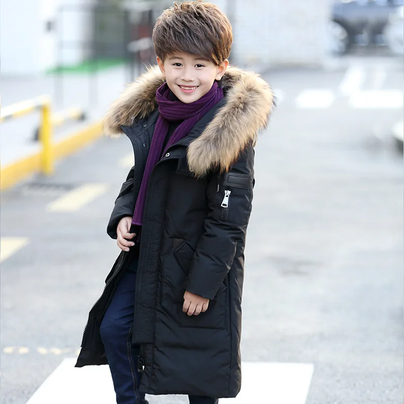 

OLEKID -30 Degree Warm Children Boys winter Coat Down jacket for boys 5-14 Years Kids Outerwear Doudoune Garcon Winterjas Jongen