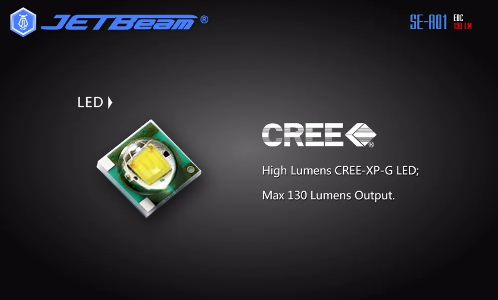 Маленький фонарик JETBeam se-a01 CREE XP-G Max 130 люмен 409cd тактический переключатель Tailcap AAA батареи факел для каждый день носить