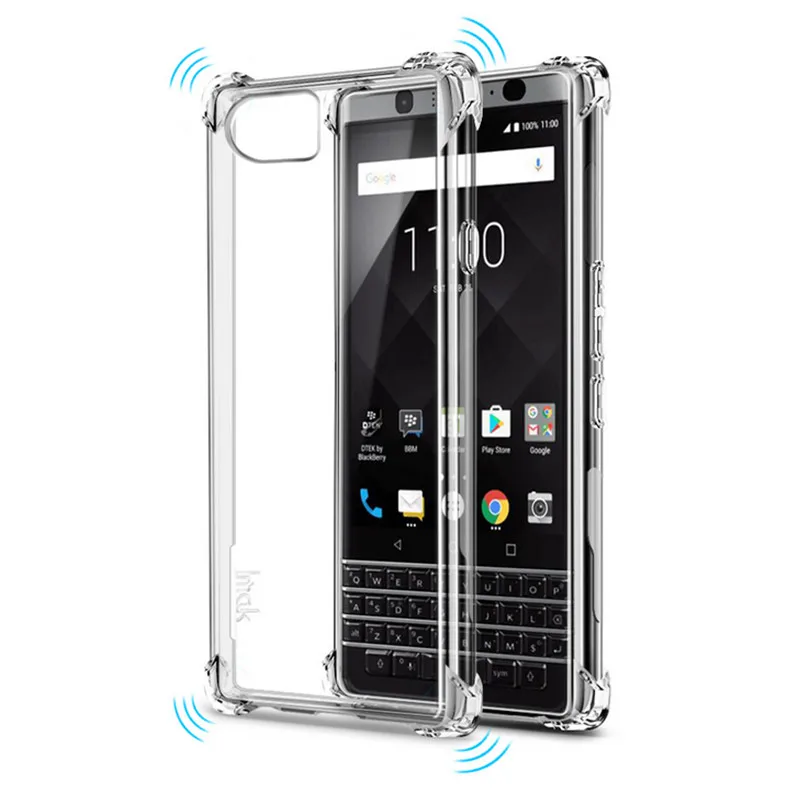 

Anti-knock Clear TPU Case For BlackBerry Key 2 Lite KEY2 Keyone DTK70 Motion Mercury Shockproof Transparent Soft Back Cover
