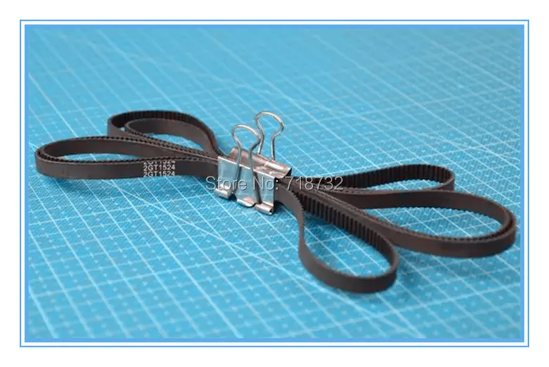 

430-2GT-6 round timing belt 430mm length GT2 6mm width 5pcs free shipping