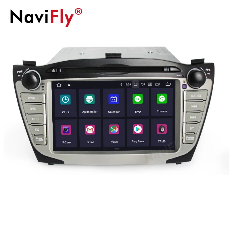 Discount Free shipping 8" Android 9.0 IPS DSP Car dvd radio Multimedia Player For Hyundai ix35 Tucson 2009-2015 Audio Stereo RDS WIFI GPS 4