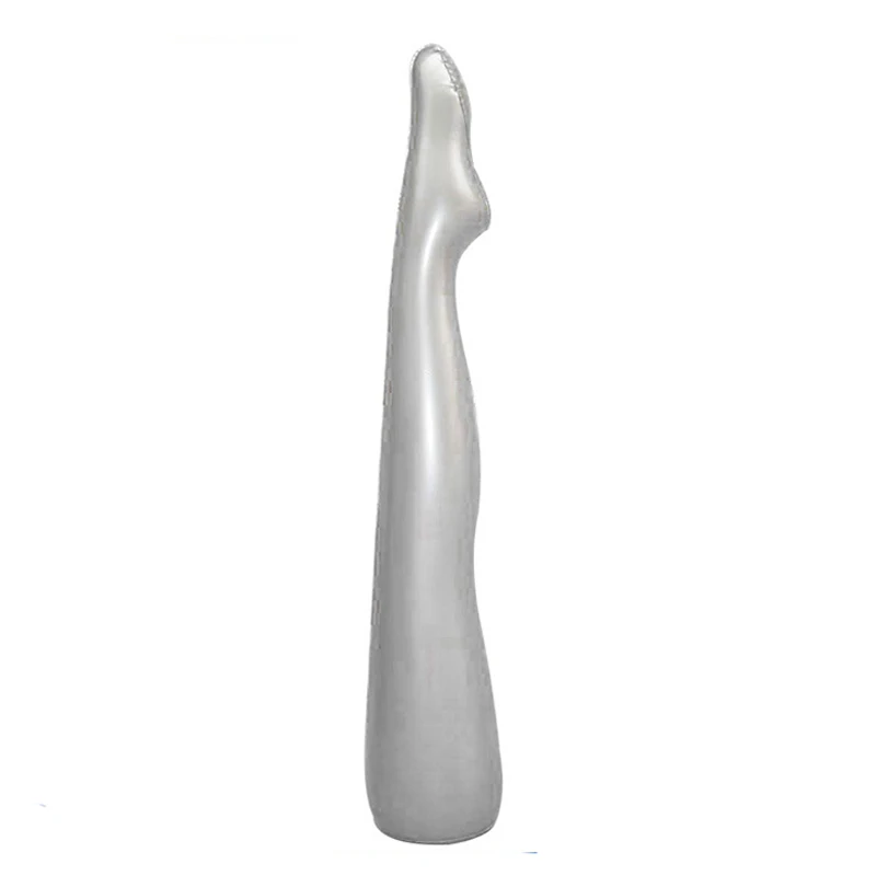 Free Shipping Inflatable PVC Mannequin Single Leg Female Mannequin Dummy Torso Legs Model Show Inflated Model Sock Display Props (3)