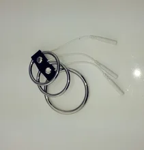 Electric shock chastity device penis cage cock lock electro massager sex toys for men and women