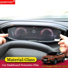 QCBXYYXH стайлинга автомобилей ПЭТ Dashboard Краски защитная пленка светопропускающие автомобильные аксессуары для peugeot 3008 4008 5008
