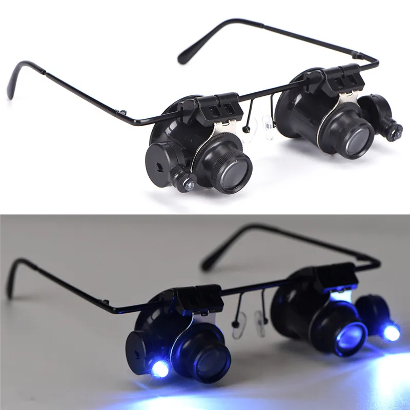 1Pc Dia 2.5cm Jeweler Magnifying Glasses 20X Glasses Type Watch Repair