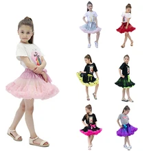 Kephy/детская балетная юбка-пачка; детская фатиновая короткая розовая Пышная юбка-американка; юбка-пачка для танцев для девочек