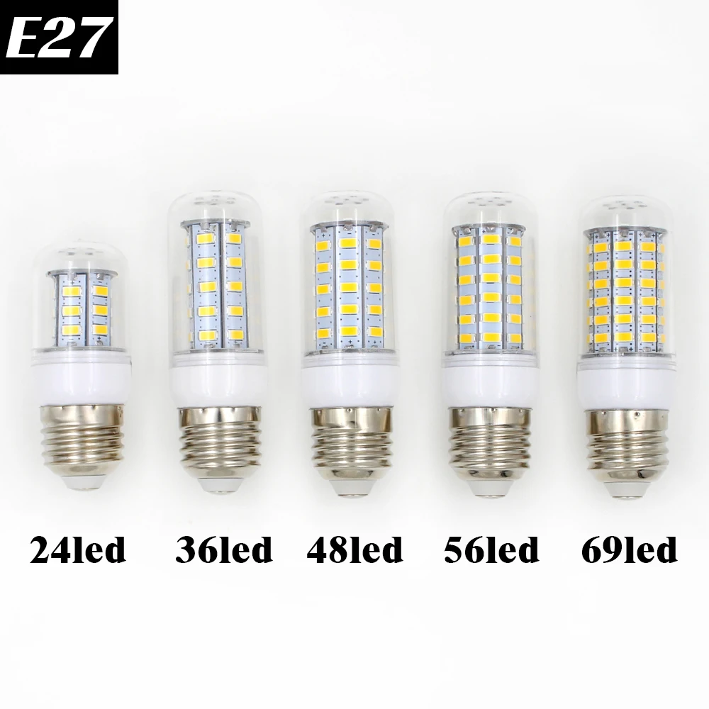 PARKSON 10 unids/lote lámpara Led E27 220 V 24 38 48 56 69 72 96 leds bombilla 5730 SMD bombillas lamparas lampada led bombilla de luz de focos E27 PARKSON 10 unids/lote lámpara Led E27 220 V 24 38 48 56 69 72 96 leds bombilla 5730 SMD bombillas lamparas lampada led bombilla de luz de focos E27