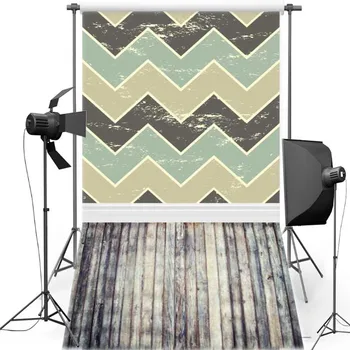 

MEHOFOTO Chevron New Fabric Flannel Photography Background For Newborn Floor Vinyl Backdrop For Children photo studio F896