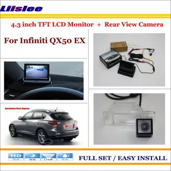 

For Infiniti QX50 EX Car Rear Camera & 4.3" TFT LCD Screen Monitor 2 in 1 Back Up Parking Assistance System