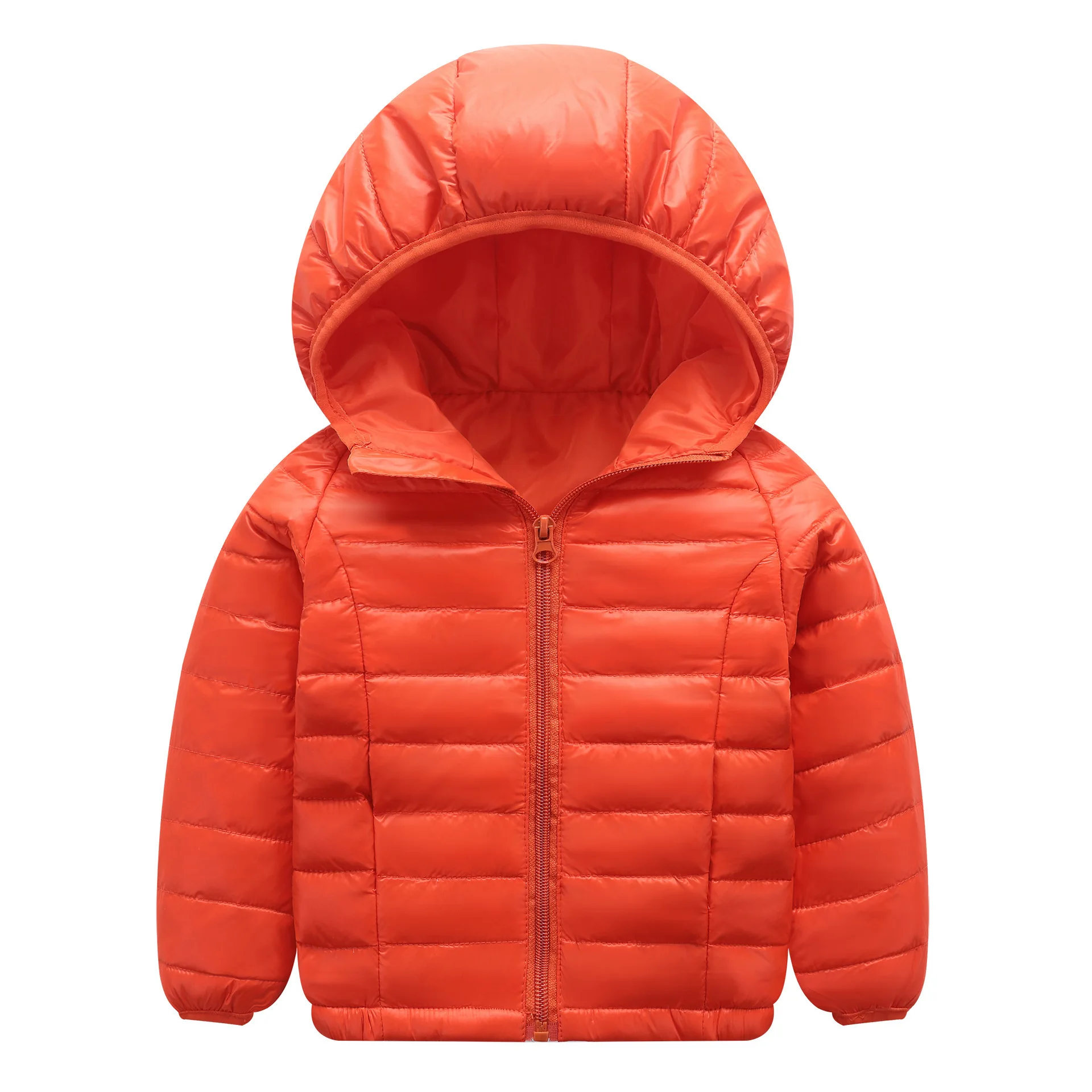 Модная тонкая одежда для детей 2-13 лет; Верхняя одежда и пальто для мальчиков; сезон осень-зима; светильник; куртка-пуховик для девочек; теплая детская одежда с капюшоном