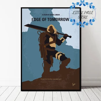 

Edge of Tomorrow Minimal Movie Art Canvas Poster Wall Picture for Living Room No Frame