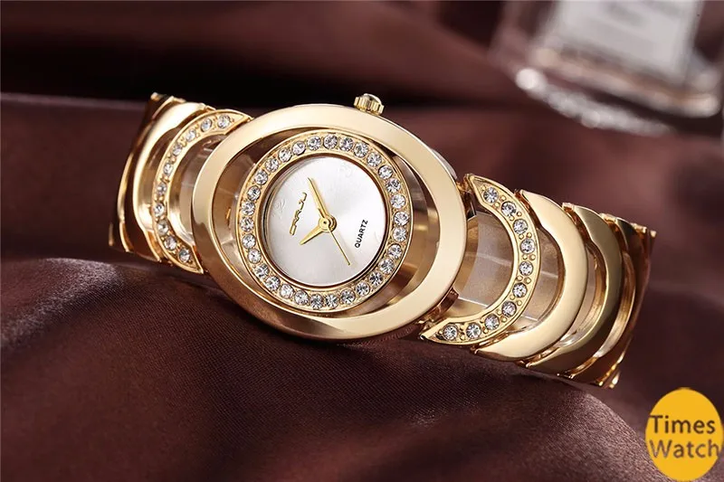 Новинка Роскошные Для женщин часы известные бренды золото модные Дизайн браслет Часы дамы Для женщин наручные Часы Relogio femininos Hot