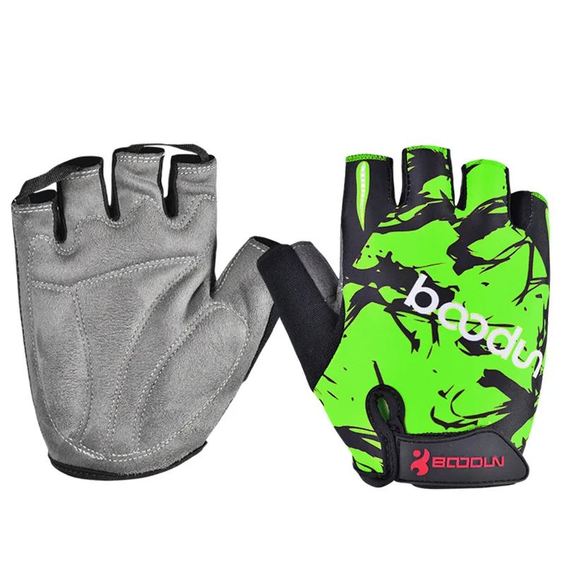 

Boodun Mtb Gym Riding Sport Gloves Cycling Half Finger Parkour Gel Summer Unisex Cycle Gloves For Men