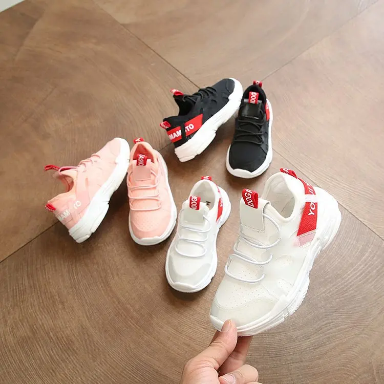

AFDSWG mesh breathable kids shoes girls white soft bottom kids shoes children boys black shoes for children pink childrens shoes