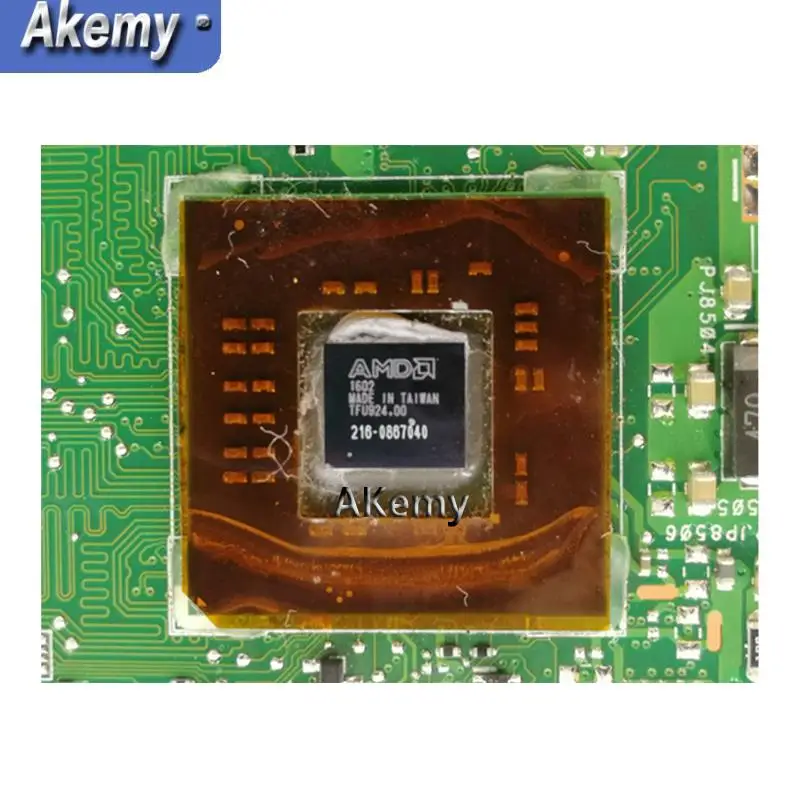 Akemy с A10-8700P 4 Гб ОЗУ X555DG материнская плата для ноутбука ASUS X555DG A555D X555D X555Y X555YI тест оригинальная материнская плата