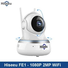 1080P IP камера wifi CCTV видеонаблюдение P2P Домашняя безопасность TF карта хранения 2MP Babyfoon камера сеть Hiseeu