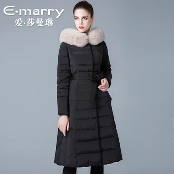 

The new winter 2018 brand ladies fox collars wholesale 8841269 90 white duck down coats women coat