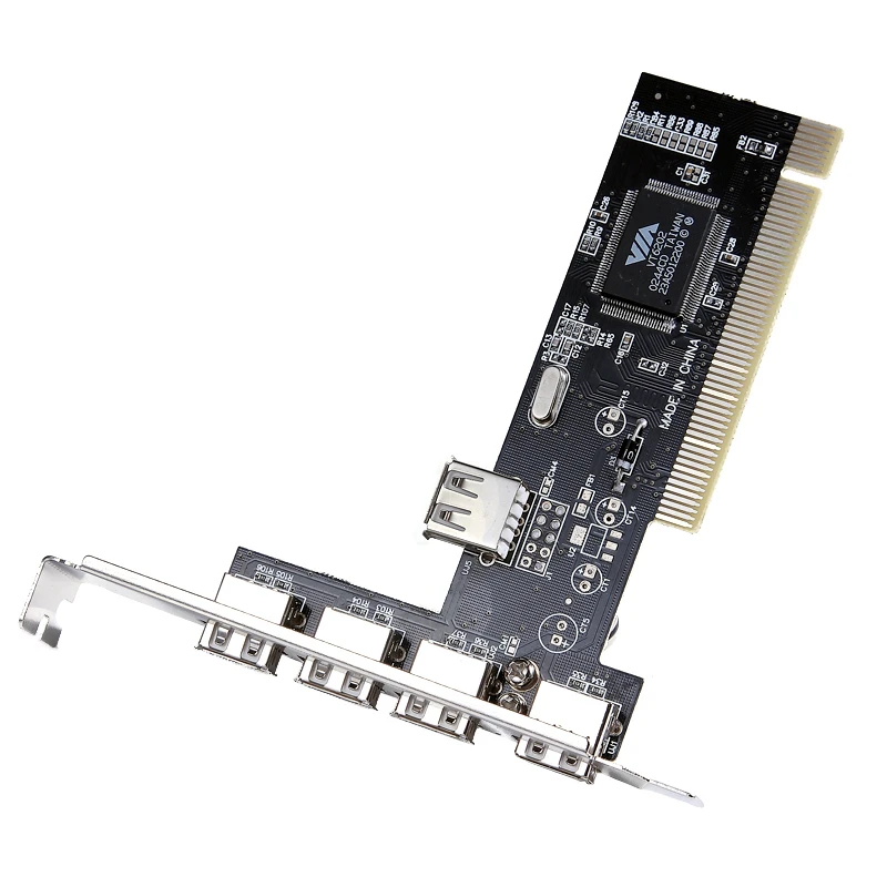 5 Porte Usb 2.0 Ad Alta Velocità Pci Controller Card Adapter Hub 4 Esterne E 1 Interna