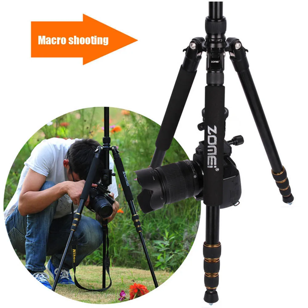  ZOMEI Z688 Professional Portable Camera Tripod Stand Monopod For DSLR Camera Digital Camera With Ba