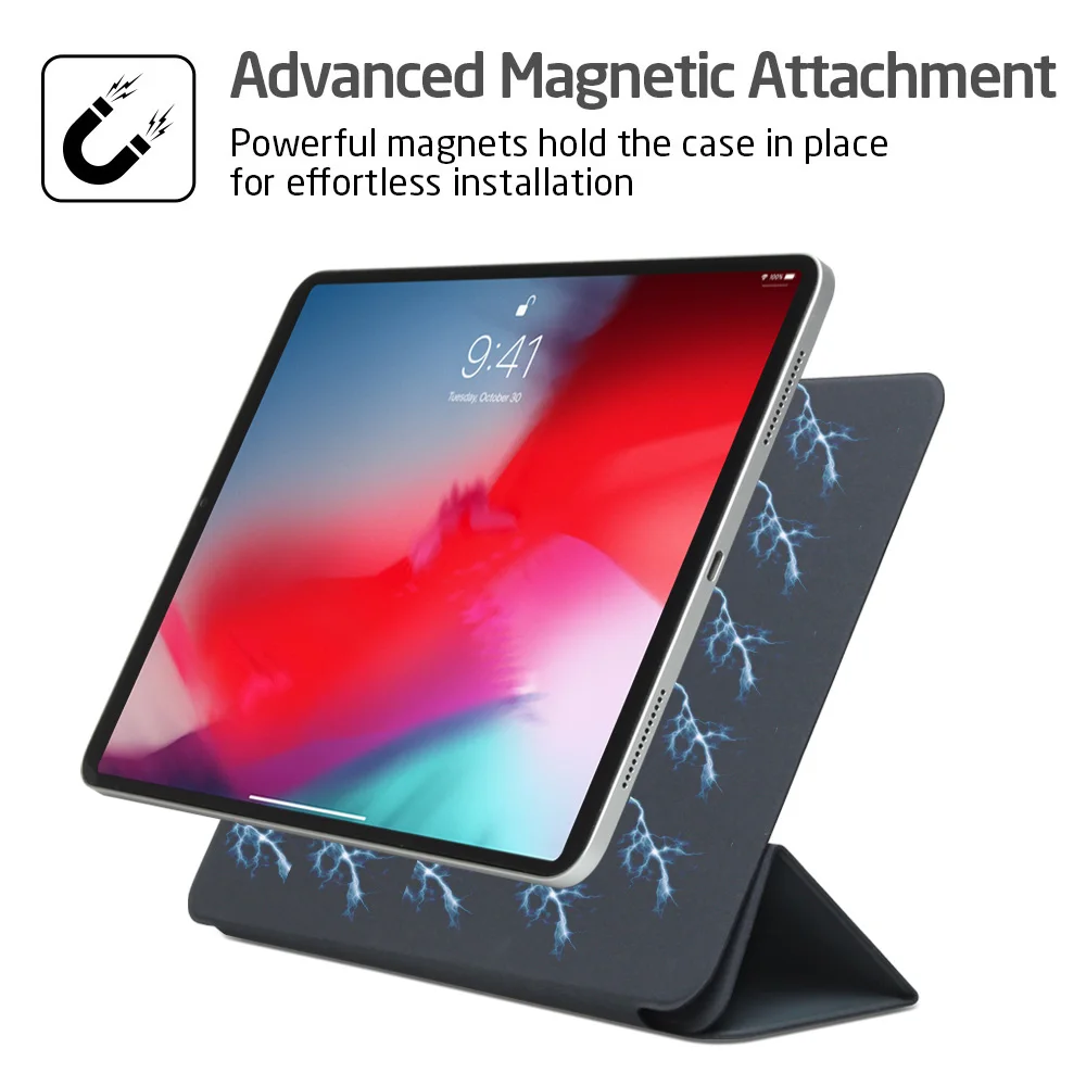Умный Магнитный чехол книжка для iPad Pro 12 9 2018 дюйма с функцией распознавания