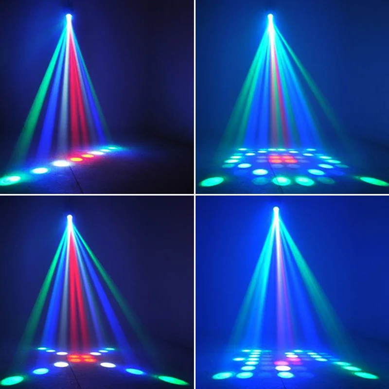 

Hot 64 LEDs RGBW Single Head Activated Projector Light for DJ Party Wedding Events Club LSK99