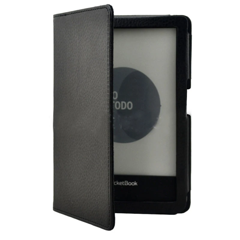 ICKOY Lichi умный защитный чехол из искусственной кожи, чехол для Pocketbook 650 Tablet e-Reader, чехол, аксессуары - Цвет: Синий