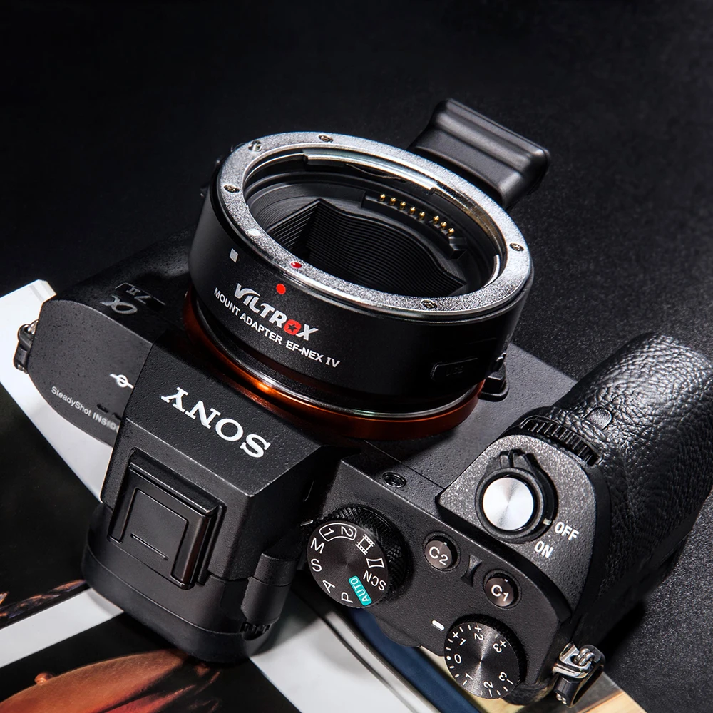 Olympus OM lente Sony NEX Cámara Videocámara Anillo Adaptador Convertidor De Montaje-E NEX6
