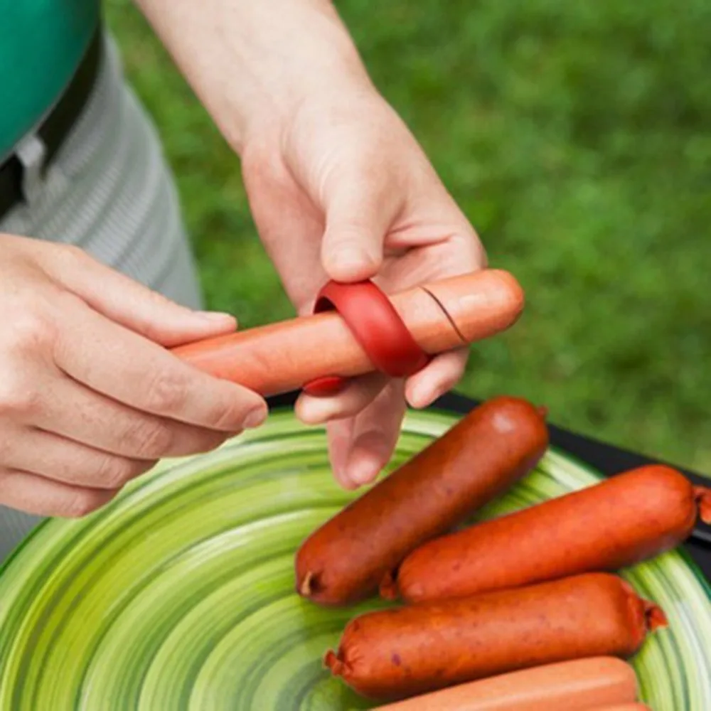 

Sausage Cutter Food -Grade Plastic Manual Fancy Sausage Cutter Spiral Barbecue Hot Dogs Slicer Kitchen Cutting Gadget