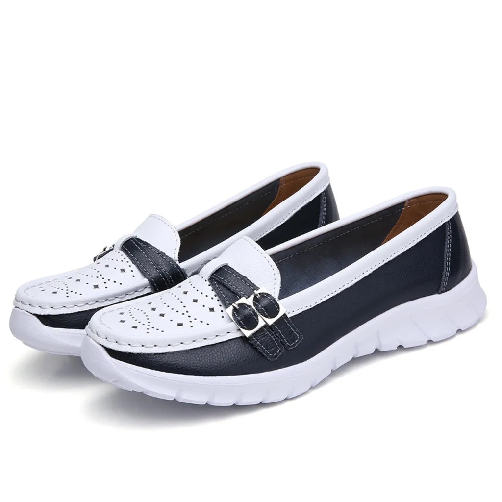 casual, oco, slip on, respirável, para mulheres