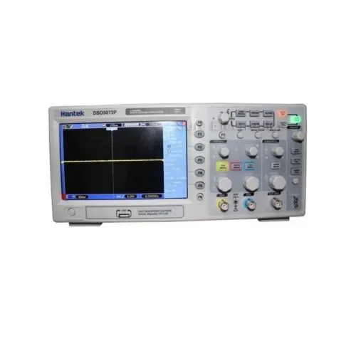 

Fast arrival Hantek DSO5072P Digital storage oscilloscope 70MHz 2Channels 1GSa/s 7'' TFT LCD