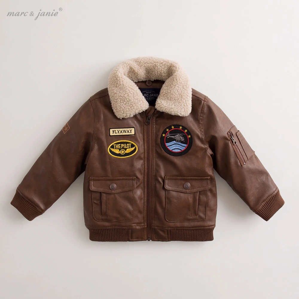 baby leather bomber jacket