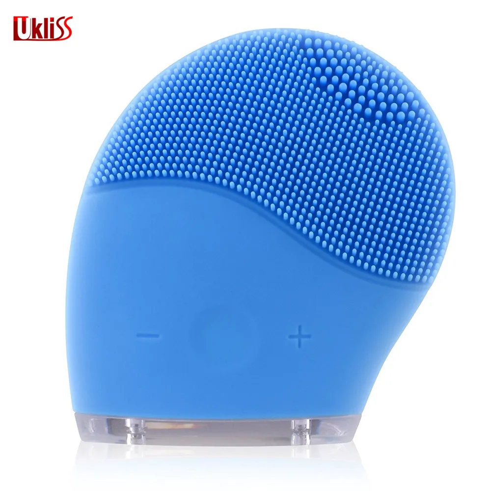 

UKLISS Face Care Tools Silicone Waterproof Deep Cleaning Face Washing Brush Electric Face Skin Care Tools