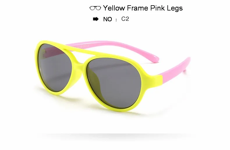 Очки детские Ретро детские прогулочные солнцезащитные очки модный бренд поляризованные очки Пилот авиационные защитные очки UA400