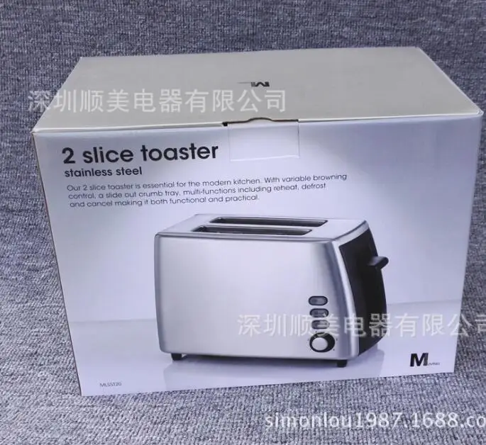 6 профессиональный контроль температуры карты защиты пылезащитный чехол дизайн электрические тостеры для завтрака Хлебопекарная машина