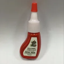 Настоящие красные 2шт профессиональные перманентные чернила для макияжа питания для бровей губ макияж Пигмент татуировки