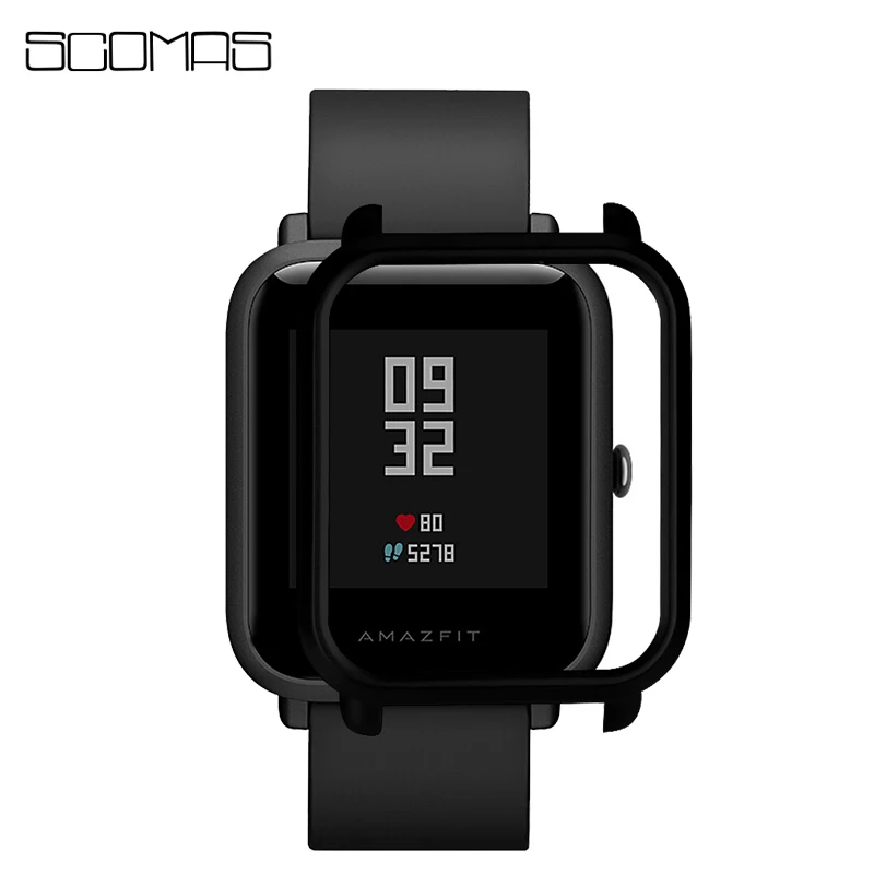 

SCOMAS Multicolor Slim PC Protective Frame Cover for Xiaomi Huami Amazfit Bip Bit Youth Watch Protector Shell Cases Accessories