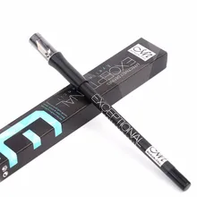 12 шт./лот Menow черный водонепроницаемый долговечный карандаш для глаз с точилка косметических карандашей ровная кисточка для подведения глаз гель-Карандаш косметический