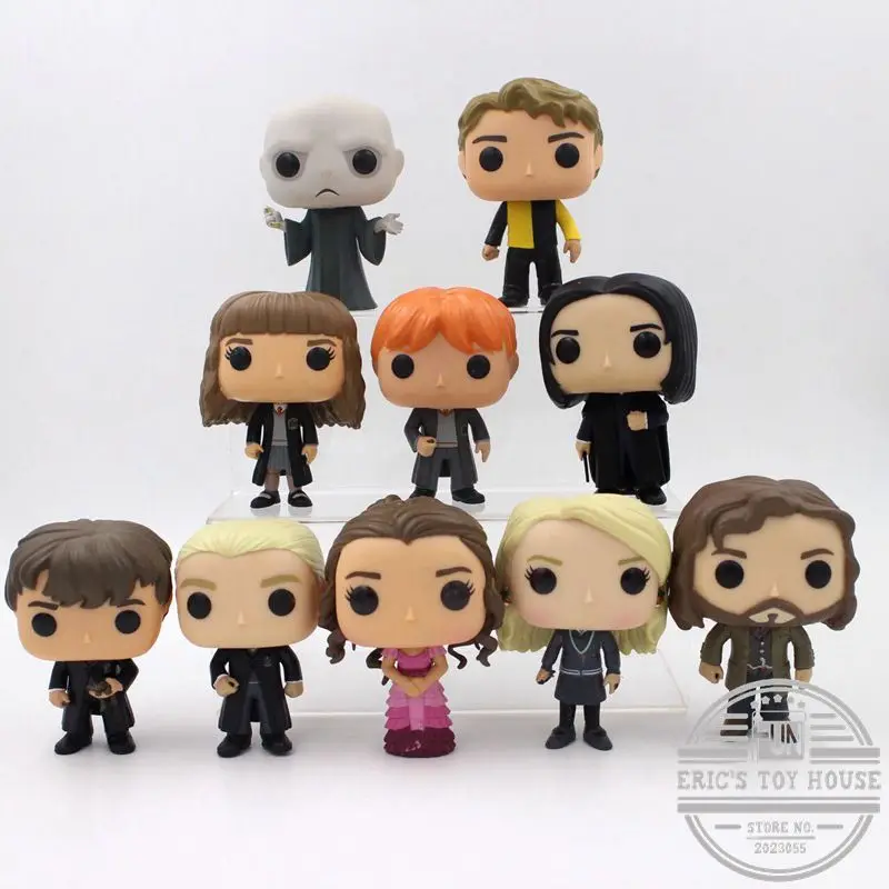 Оригинальная поп игрушка Harr Snape Rubeus Luna Dobby Draco Malfoy Cedric Sirius Neville Гермиона|Игровые
