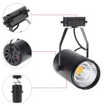 12 Вт потолочный точечный настенный светильник AC85-265V 1080лм Точечный светильник светодиодный Трек Регулируемый для офиса торговый центр магазин одежды выставка