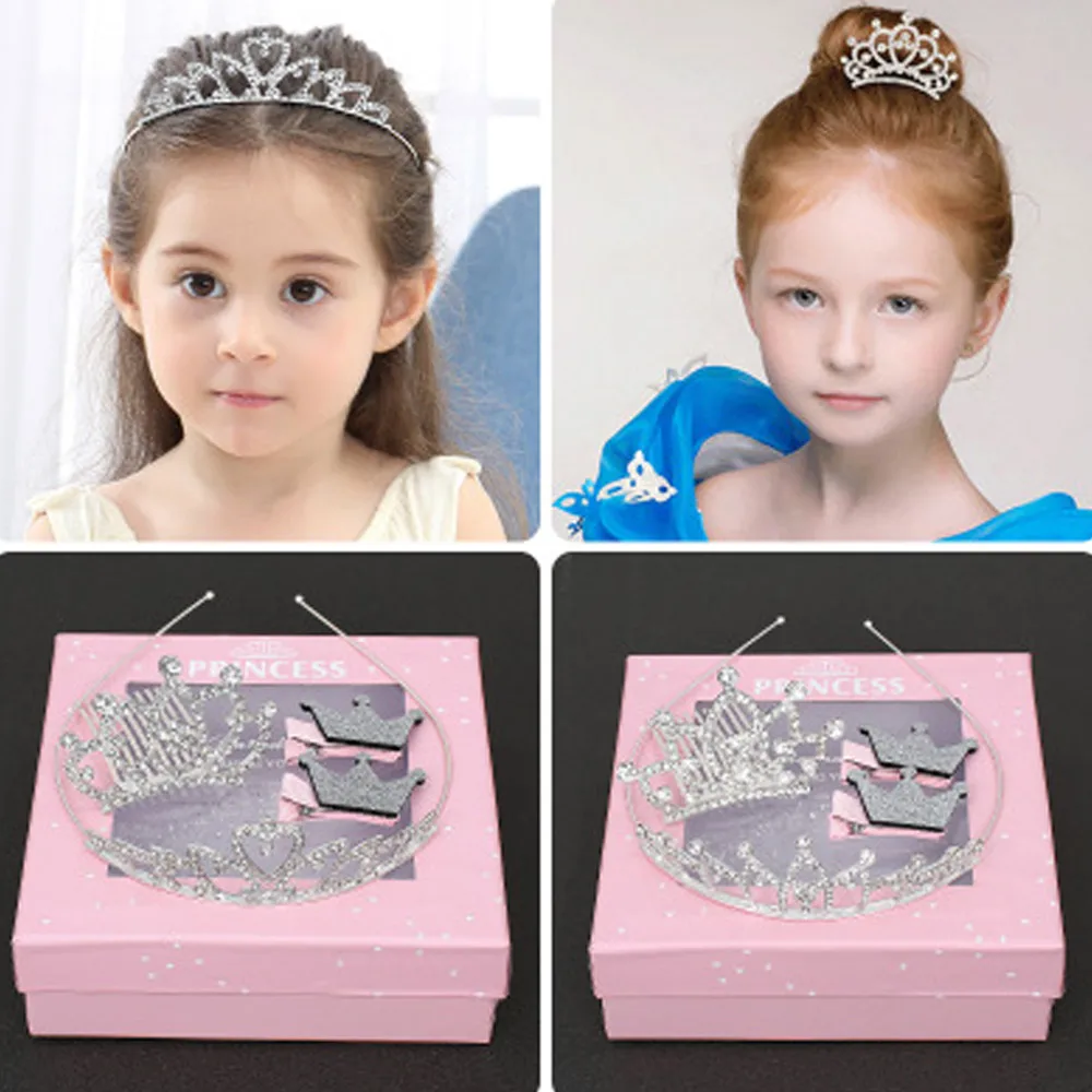 

New Arrival HAICAR 3Pces Gril Fashion Princess Turquoise Fringed Hair Band Headband Headdress Set birthday gift #3.6