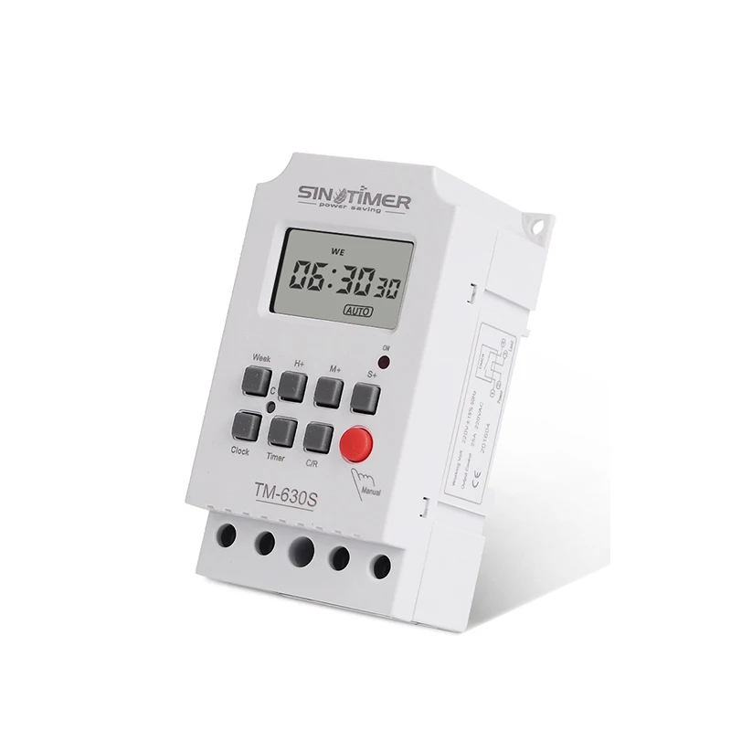 

AC DC 12V Second Interval Digital Timer Switch 24hr 7 Days Weekly Programmable Time Relay Voltage Output High Load Power 30A