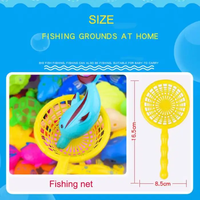 Магнитная рыбалка игрушка набор для малышей рыбалка игры на открытом воздухе игрушки стержень крючок рыбки с надувной бассейн 998