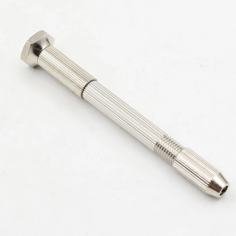 Мини Микро алюминиевая ручная дрель ручка с быстрозажимным патроном грецкий орех деревообрабатывающие сверлильные ручные инструменты Ручка сверла