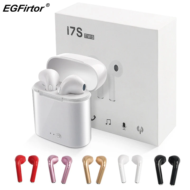 i7S TWS Wireless Bluetooth Earphone Portable Music Earbuds