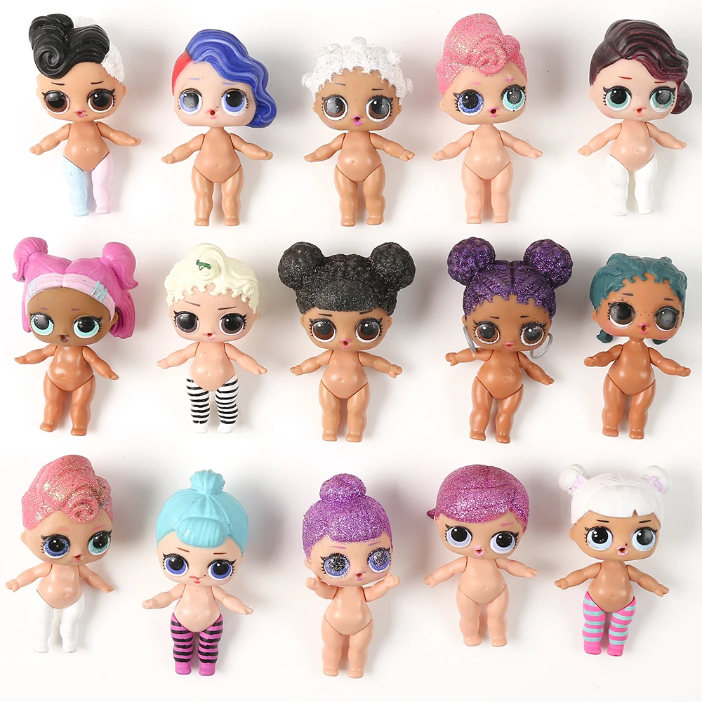 

1Pc Original Nude Doll without Clothes Bottle accessories Action Figures Model Girls Xmas Gifts Toy For kids